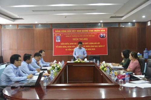 Đảng ủy PVU tổ chức Hội nghị kiểm điểm tự phê bình và phê bình năm 2020