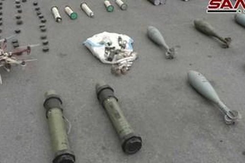 Syria thu giữ kho vũ khí 'khủng' của các chiến binh khủng bố do phương Tây sản xuất