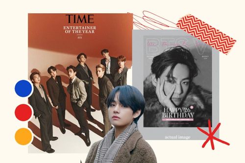 Fan chơi lớn, quảng bá sinh nhật V (BTS) trên cả tạp chí Time