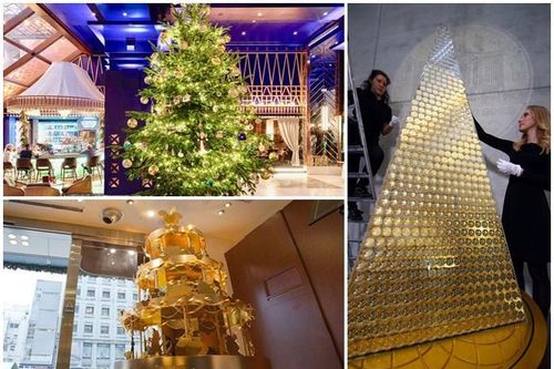 Giáng sinh 2020: Mãn nhãn những cây thông Noel bằng vàng xa xỉ