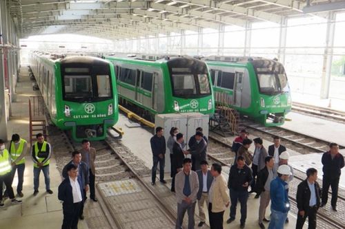 Các đoàn tàu của đường sắt Cát Linh - Hà Đông đã được kiểm định và cấp giấy chứng nhận