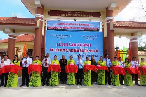 Khánh thành khu lưu niệm cụ Phó bảng Nguyễn Sinh Sắc