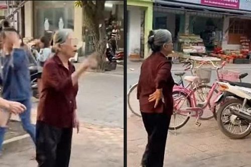 Xôn xao clip cụ bà U80 lên Hà Nội 'dằn mặt' tiểu tam U60