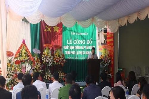 Thanh Hóa: thành lập Văn phòng Thừa phát lại thị xã Nghi Sơn