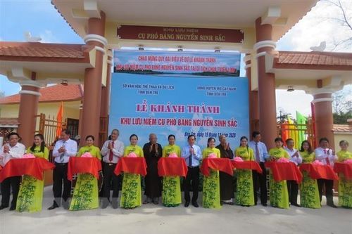 Bến Tre: Khánh thành Khu lưu niệm cụ Phó bảng Nguyễn Sinh Sắc