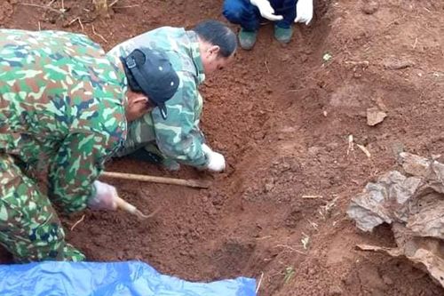 Phát hiện, cất bốc các hài cốt liệt sỹ tại huyện Hướng Hóa, Quảng Trị