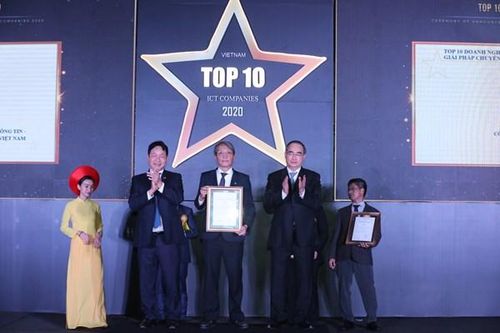 EVNICT được vinh danh Top 10 doanh nghiệp công nghệ thông tin Việt Nam