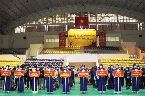 Sôi nổi Giải cầu lông Hà Nội mở rộng lần thứ IV năm 2020
