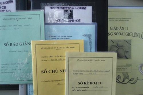 Tinh giản sổ sách giảm gánh nặng cho giáo viên