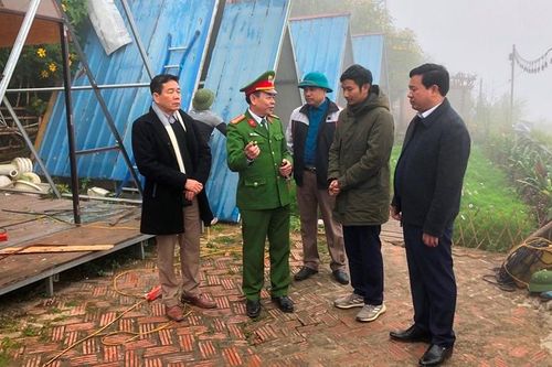 Tiếp tục tháo dỡ các công trình xây dựng trái phép tại Tam Đảo