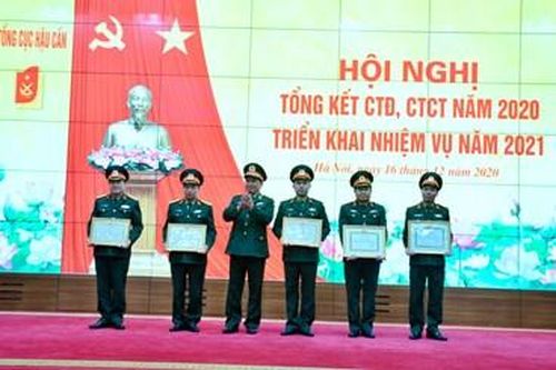 Tổng cục Hậu cần tổng kết công tác Đảng, công tác chính trị năm 2020