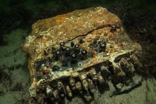 Phát hiện cỗ máy mã hóa của Đức quốc xã ở đáy biển Baltic