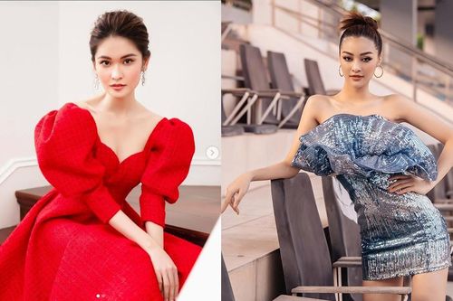 Kiều Loan khoe chân dài nóng bỏng, Á hậu Thùy Dung yêu kiều như đóa hồng với váy đỏ rực