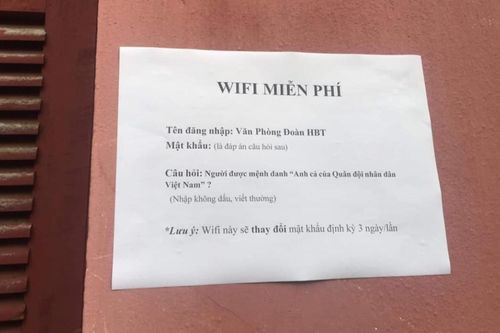 'Trị' học trò thích dùng wifi 'chùa', trường học đổi mật khẩu định kỳ bằng các câu đố kiến thức