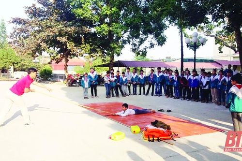 Huyện Hà Trung tăng cường các giải pháp phòng, chống đuối nước trẻ em