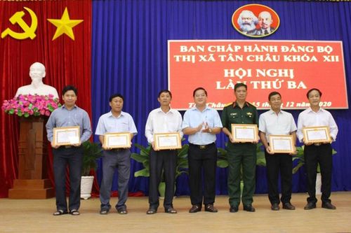 TX. Tân Châu tập trung thực hiện thắng lợi nhiệm vụ năm 2021