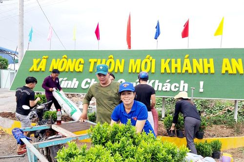 Khánh An xây dựng xã nông thôn mới nâng cao