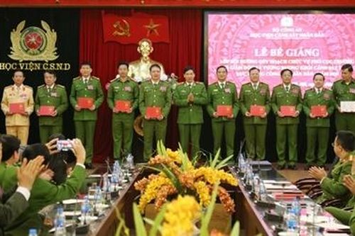 Học viện CSND bế giảng lớp bồi dưỡng quy hoạch chức danh