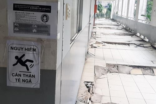 Bệnh viện Tâm thần TP.HCM sụt lún như động đất: Vì sao nhiều năm chưa khắc phục?