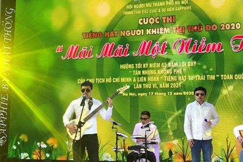 Sôi động Hội thi 'Tiếng hát người khiếm thị thủ đô'