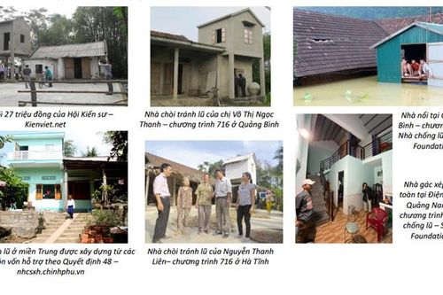 Tìm mô hình nhà ở an toàn trong bão, lũ