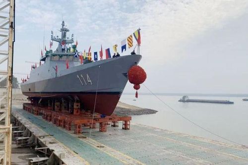 Trung Quốc hạ thủy tàu tuần tra LMS thứ tư đóng cho Malaysia