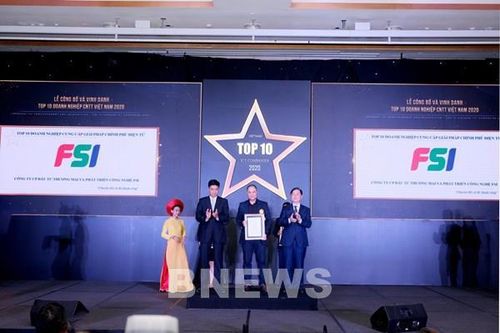 FSI giành cú đúp giải thưởng 'Top 10 Doanh nghiệp ICT Việt Nam năm 2020'