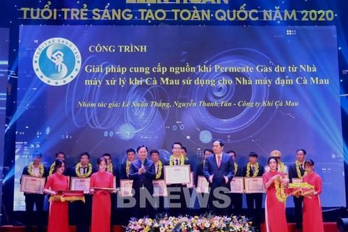PV GAS có 3 công trình được tuyên dương 'Tuổi trẻ sáng tạo' toàn quốc 2020