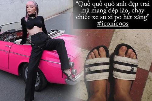Đôi dép trắng đen rẻ bèo được Tóc Tiên và hội chị em 'lăng xê'