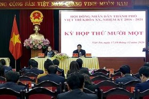 Khai mạc kỳ họp thứ Mười một, HĐND thành phố Việt Trì