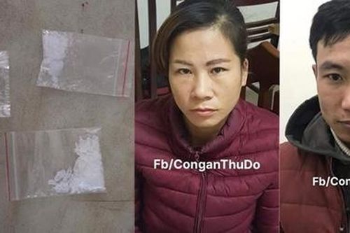 Cặp đôi bán ma túy bị bắt quả tang