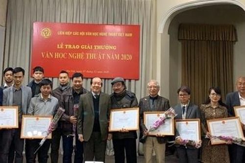 74 tác phẩm đạt Giải thưởng Văn học nghệ thuật năm 2020