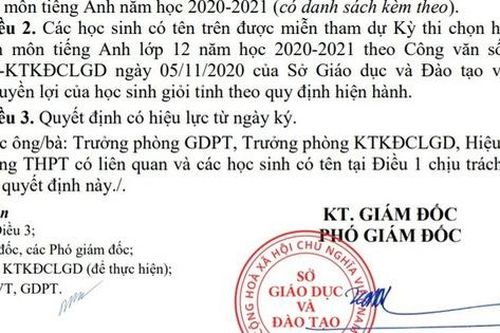 Hà Tĩnh công nhận học sinh IELTS 6.5 sẽ đạt học sinh giỏi cấp tỉnh liệu có bất cập?