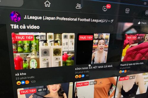 Fanpage giải bóng đá Nhật Bản bị hack, livestream bán hàng