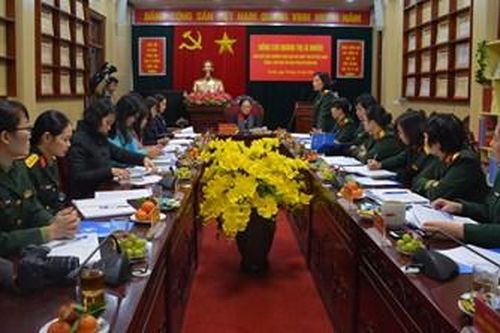 Công tác phụ nữ và phong trào phụ nữ quân đội được triển khai sâu rộng, toàn diện
