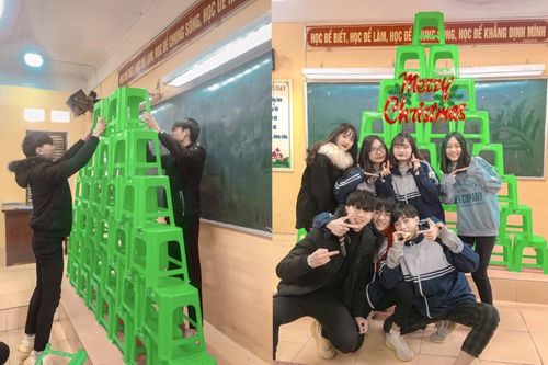Bất ngờ với cây thông Noel có '1 không 2'