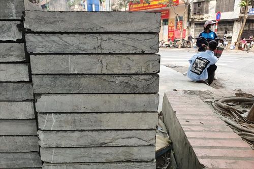Đá nứt, đá quét nước xi măng