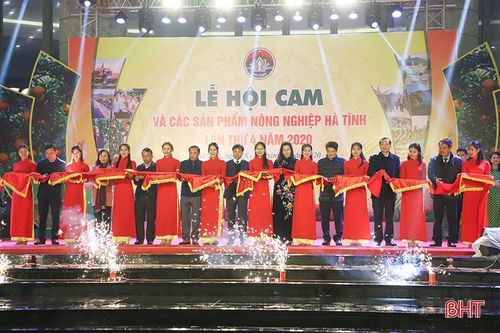 Khai mạc Lễ hội Cam và các sản phẩm nông nghiệp Hà Tĩnh lần thứ 4