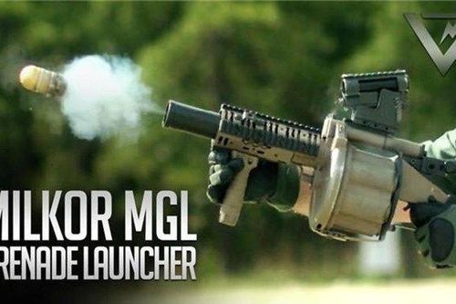 Clip: Sức mạnh khủng khiếp súng phóng lựu Milkor MGL