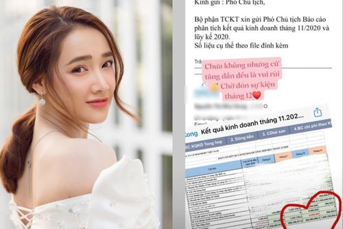 Nhã Phương là Phó chủ tịch của công ty, doanh thu gần 1,5 tỷ đồng/tháng?