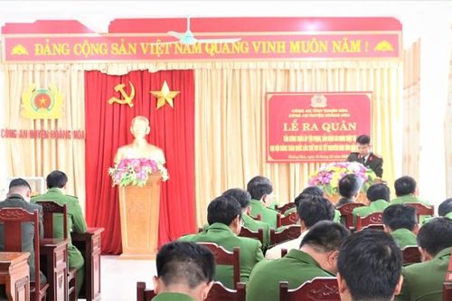 Hoằng Hóa mở đợt cao điểm đảm bảo an ninh - trật tự