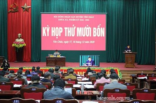 Kỳ họp thứ mười bốn HĐND huyện Yên Châu khóa XX