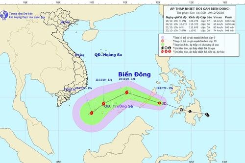 Áp thấp nhiệt đới gần biển Đông có khả năng mạnh lên thành bão