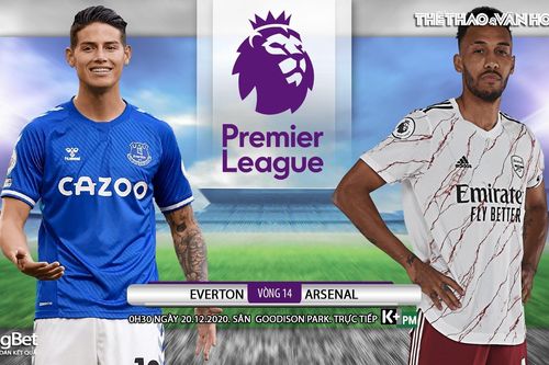 Soi kèo nhà cái Everton vs Arsenal. Trực tiếp bóng đá vòng 14 Giải ngoại hạng Anh