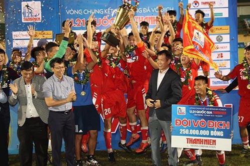 Viettel lần đầu tiên vô địch giải U21 QG