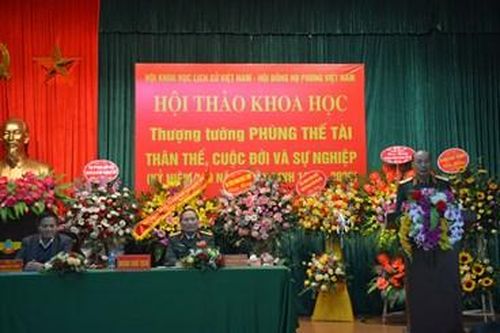 Hội thảo khoa học Thượng tướng Phùng Thế Tài - thân thế, cuộc đời và sự nghiệp