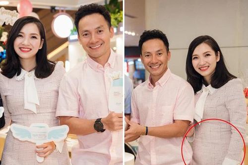 Bị nói lại có bầu sau sinh 1 năm, vợ Tiến Đạt vội giải thích 'sinh xong chưa lại dáng'