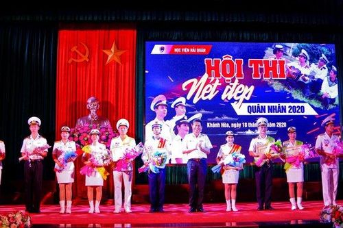 Học viện Hải quân tổ chức Hội thi 'Nét đẹp quân nhân' năm 2020