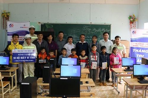 EVNGENCO 3: Tặng 80 bộ máy tính cho các trường học tại 2 tỉnh Gia Lai & Kon Tum