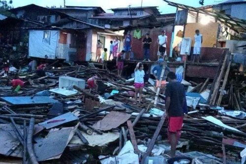Xảy ra lụt và lở đất tại Philippines